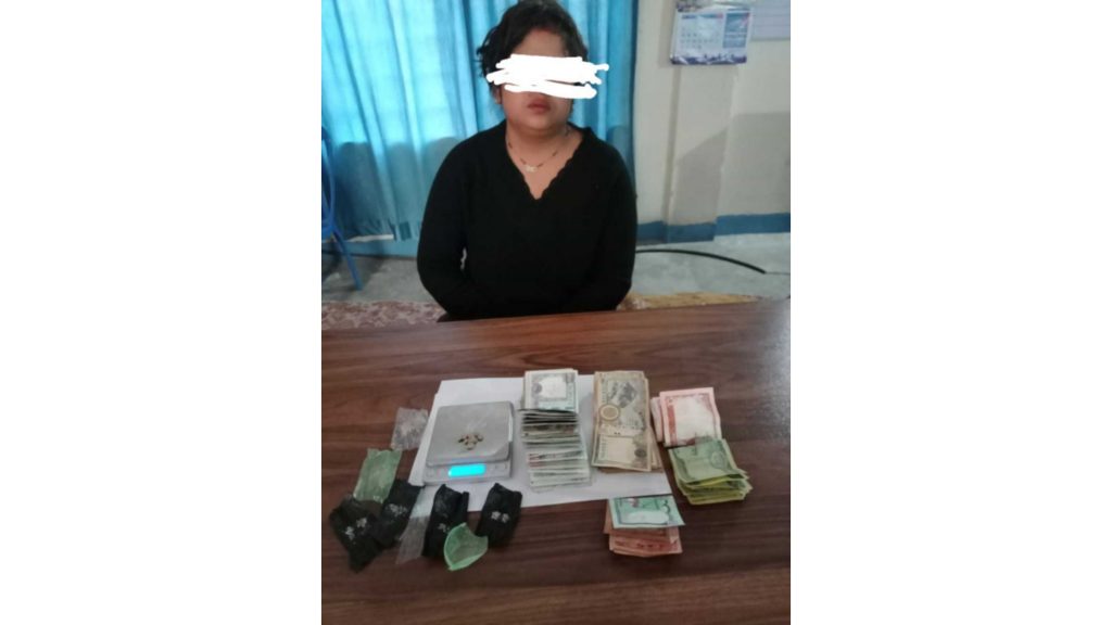 बिर्तामोडको कृषिथोकबाट लागूऔषधसहित एक भारतीय महिला पक्राउ