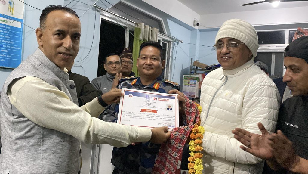 कनकाईको वडा नं.६ मा ओली निर्वाचित