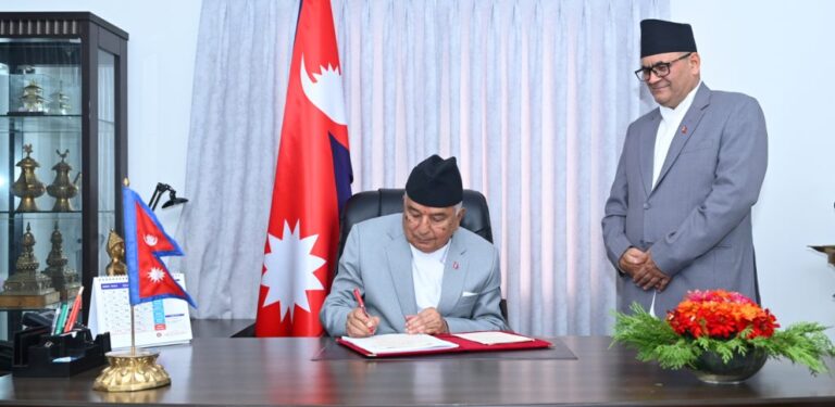 राष्ट्रपति पौडेलद्वारा संसद् अधिवेशन आह्वान